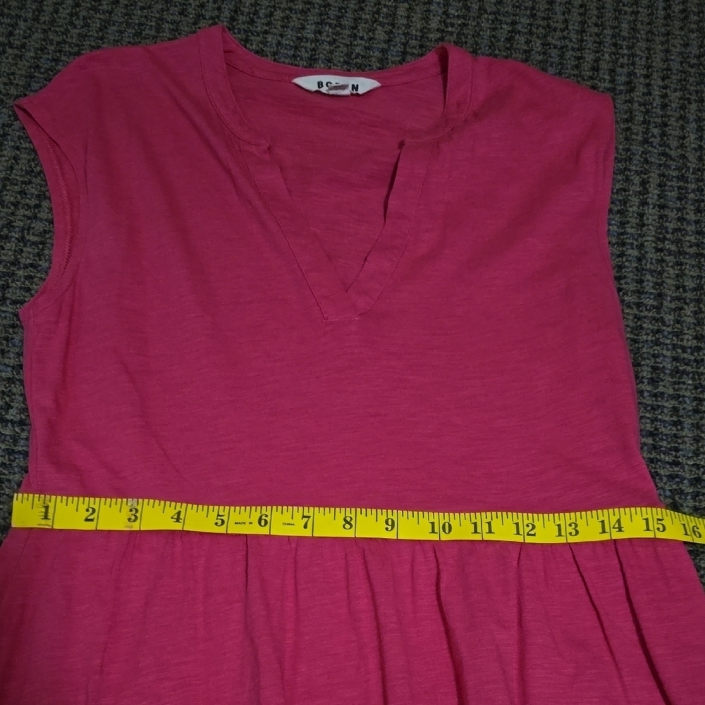 Boden Pink Pleated Midi Sundress with Flutter Cap Sleeves - Picture 10 of 10